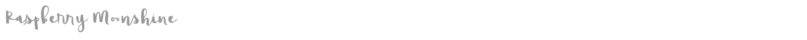 Raspberry Moonshine font preview